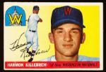 1955 Topps Baseball- #124 Harmon Killebrew, Washington- Rookie!