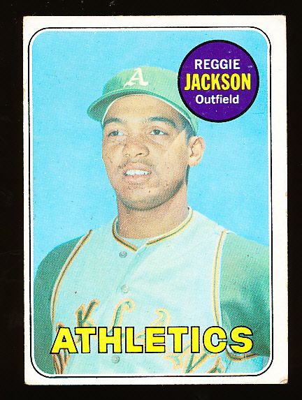 1969 Topps Baseball- #260 Reggie Jackson RC