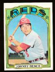1972 Topps Bb- #433 Johnny Bench, Reds