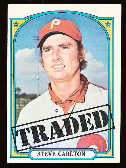 1972 Topps Bb- #751 Carlton Traded- Hi#