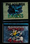 1960 Topps FB Mettalic Inserts- 11 Diff.