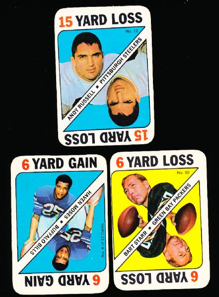 1971 Topps Fb Game- 6 Diff.