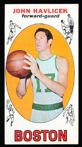 1969-70 Topps Basketball- #20 John Havlicek, Celtics- RC