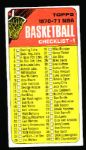 1970-71 Topps Basketball- #24 Basketball CL