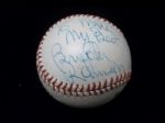 Brooks Robinson Autographed Official AL Bobby Brown Bsbl.