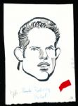 Murray Olderman Original Drawing- Bob Berry, Football