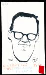Murray Olderman Original Drawing- Joel D. Collier, Football