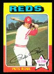 1975 Topps Bb- #320 Pete Rose, Reds- 2 Cards