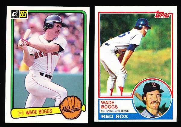 1983 Wade Boggs RC- 6 Asst.