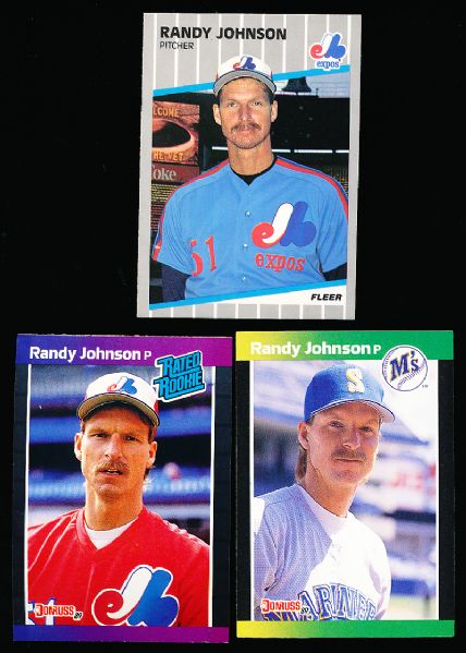 1989 Randy Johnson Rookie Year Cards- 30 Asst.
