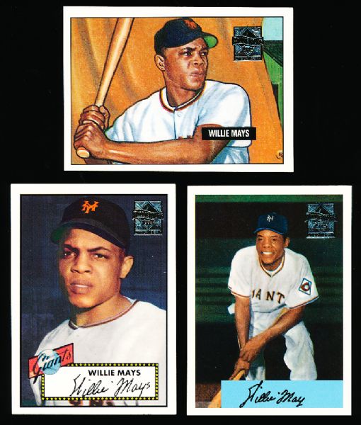1997 Topps Baseball- “Willie Mays” Inserts- 24 Asst./23 Diff.