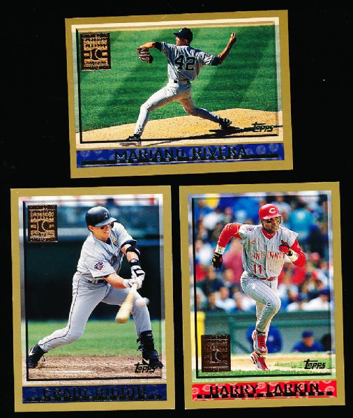 1998 Topps Bb- “Minted in Cooperstown” Parallel Inserts- 50 Diff.