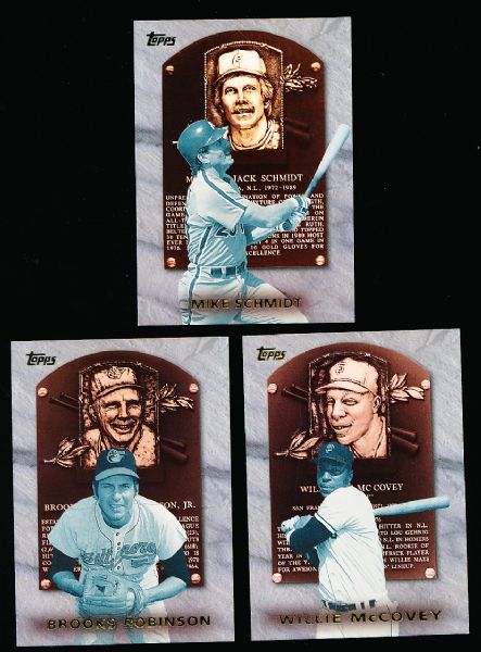 1999 Topps Bb- “Hall of Fame Collection”- 17 Asst.