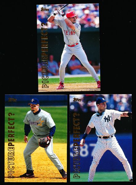 1999 Topps Bb- “Picture Perfect” Inserts- 26 Asst.