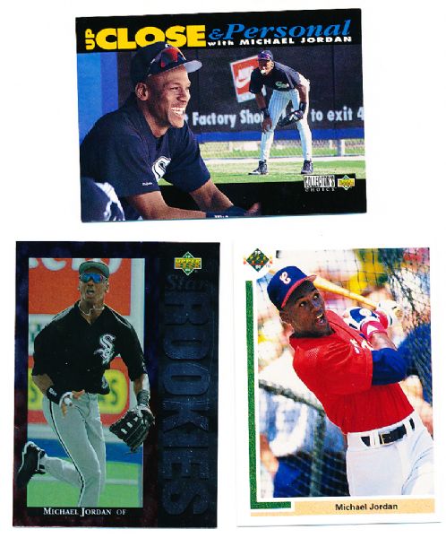 Michael Jordan Baseball Cards- 76 Asst.