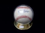 Don Blasingame Autographed Official NL Leonard Coleman Baseball