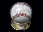 Nellie Briles Autographed Official AL Bobby Brown Baseball