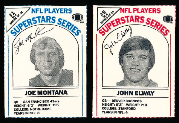 1986 DairyPak Cartons Football- 21 Diff.