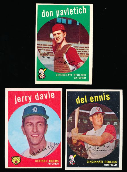1959 Topps Bb- 25 Diff.