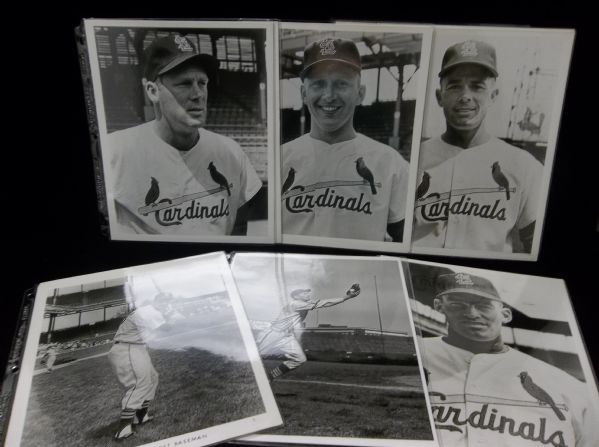 1940’s/50’s B&W St. Louis Cardinals 8 x 10’s- 18 Diff.