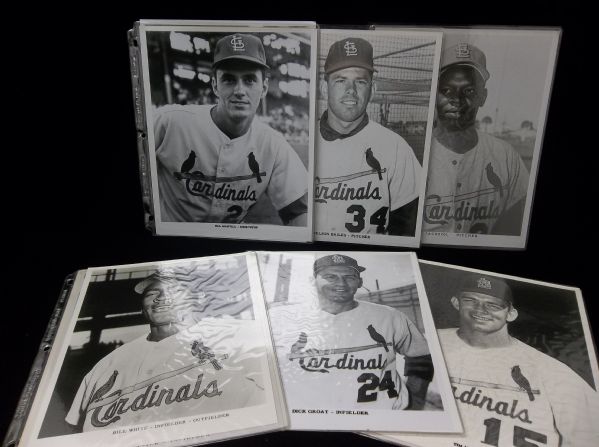 1960’s B&W St. Louis Cardinals 8 x 10’s- 17 Diff.