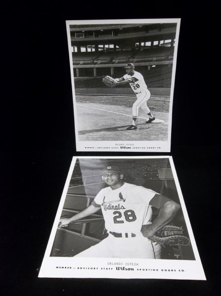 1960’s/70’s- Wilson Advisory Staff Photo- Orlando Cepeda- 2 Diff.