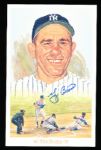 1989 Perez-Steele Celebration Bsbl. Postcard- #6 Yogi Berra, Yankees- Autographed