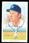 1989 Perez-Steele Celebration Bsbl. Postcard- #21 Al Kaline, Tigers- Autographed