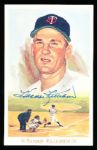 1989 Perez-Steele Celebration Bsbl. Postcard- #23 Harmon Killebrew, Twins- Autographed
