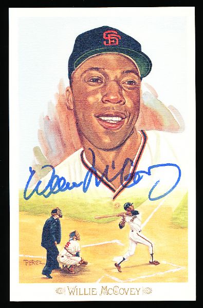 1989 Perez-Steele Celebration Bsbl. Postcard- #31 Willie McCovey- Autographed