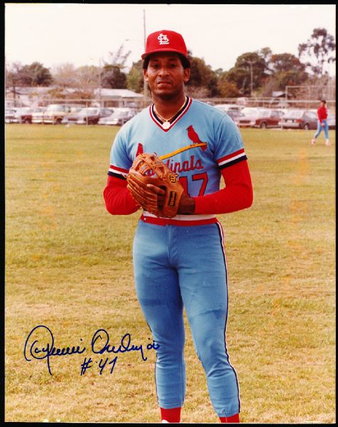 Joaquin Andujar Autographed St. Louis Cardinals 8 x 10 Color Photo