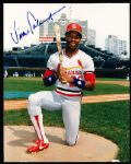 Vince Coleman Autographed St. Louis Cardinals 8 x 10 Color Photo