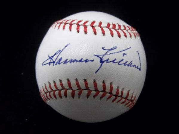 Harmon Killebrew Autographed Official AL Bobby Brown Baseball