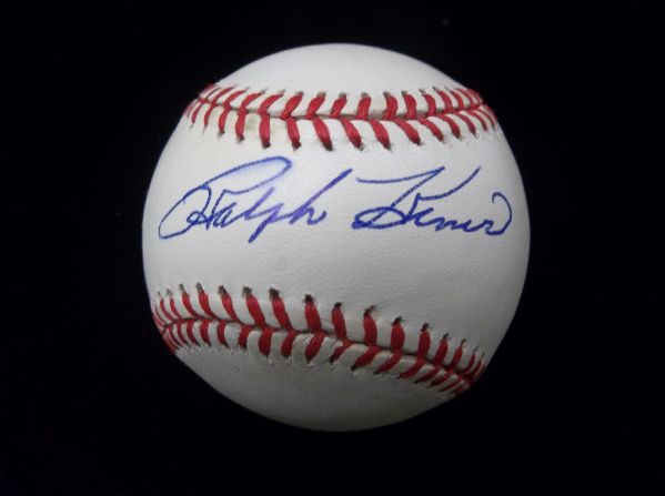 Ralph Kiner Autographed Official NL Leonard Coleman Baseball