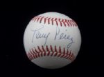 Tony Perez Autographed Official NL William White Baseball