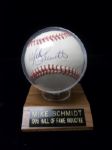 Mike Schmidt Autographed Official NL William White Baseball