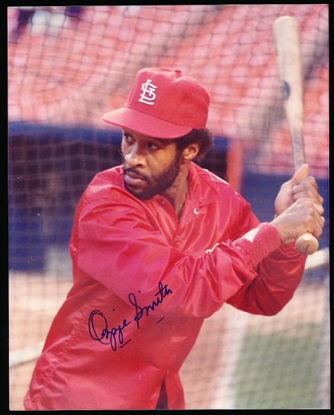 Ozzie Smith Autographed St. Louis Cardinals 8 x 10 Color Photo