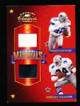 2002 Donruss Classics Ftbl. “Classic Materials Dual” #23 Emmitt Smith/ Herschel Walker, Cowboys
