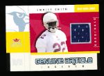 2003 Fleer Genuine Insider Ftbl. “Genuine Article” #ES Emmitt Smith, Cardinals