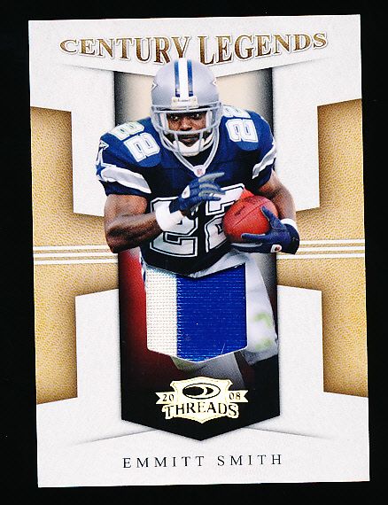 2008 Donruss Classics Ftbl. “Century Legends Material” #CL-1 Emmitt Smith, Cowboys- #27/50!