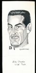 Murray Olderman Original Drawing- Alex Olmedo, Tennis