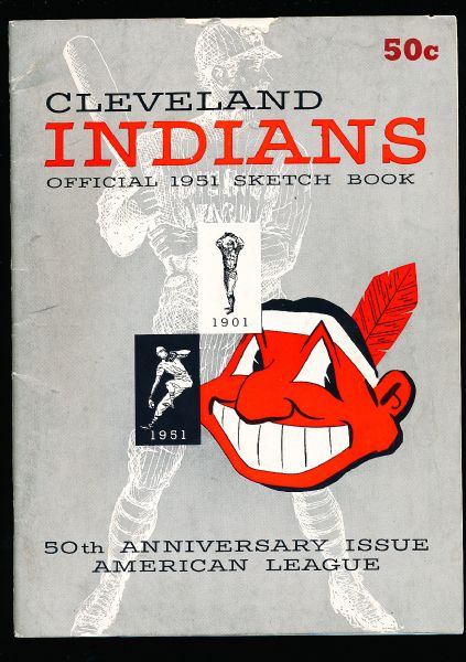 1951 Cleveland Indians Bsbl. Yearbook