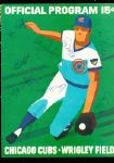 1972 Houston Astros @ Chicago Cubs Program- Autographed by 10 Diff. Astros, inc. Don Wilson (d. 1975)