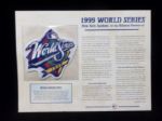 Willabee & Ward 1999 World Series N.Y. Yankees vs. Atlanta Braves Patch