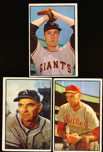 1953 Bowman Bb Color- 7 Diff
