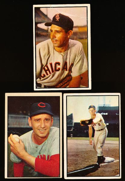 1953 Bowman Bb Color- 8 Diff