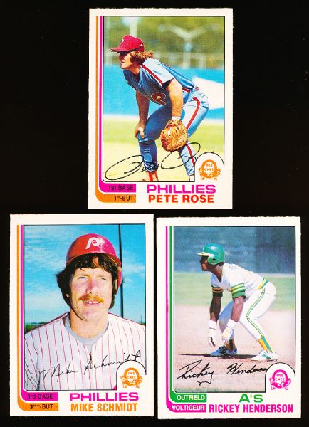 1982 O-Pee-Chee Bsbl.- 195 Asst. Cards