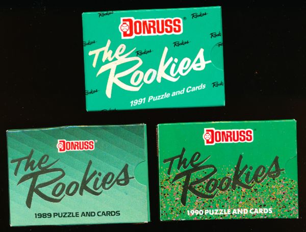 1987-91 Donruss “The Rookies” Bsbl.- 1 Factory Set from Each Year