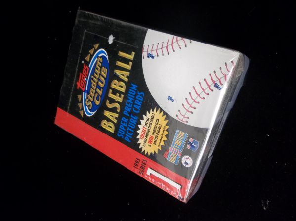1993 Stadium Club Bsbl.- 1 Unopened Series 1 Wax Box