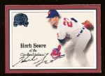 2000 Fleer Greats of the Game Bsbl. #26 Herb Score, Indians- Autographed